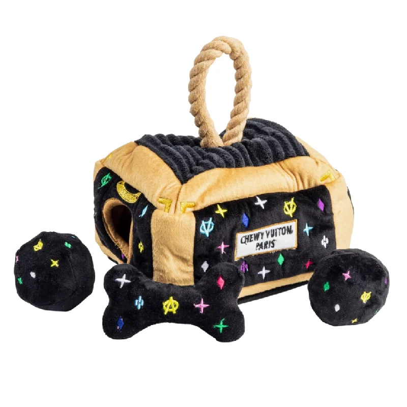 - Indoor pet toy recommendationsBlack Monogram Chewy Vuiton Trunk Activity Toy