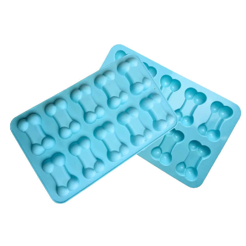 - Cat toy rankingsBone Shaped Treat & Ice Cube Mold Tray - Blue