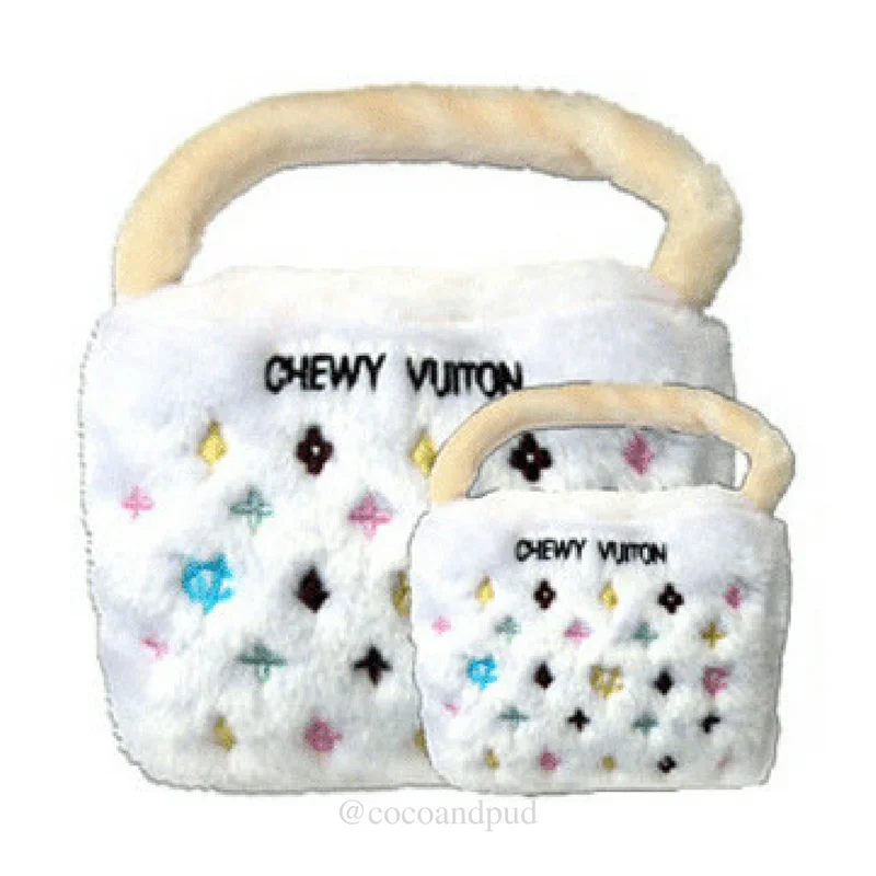 - Pet toy safety reviewsChewy Vuiton White Bag Dog Toy