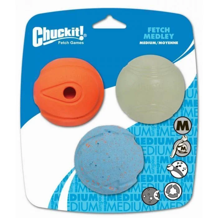 - Pet toy safety reviewsChuckit Fetch Medley Dog Toy Set