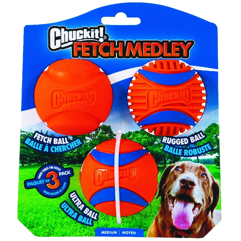 - Brand XX cat toy selectionsChuckit Fetch Medley Ball Gen 3 Medium Dog Toy Set