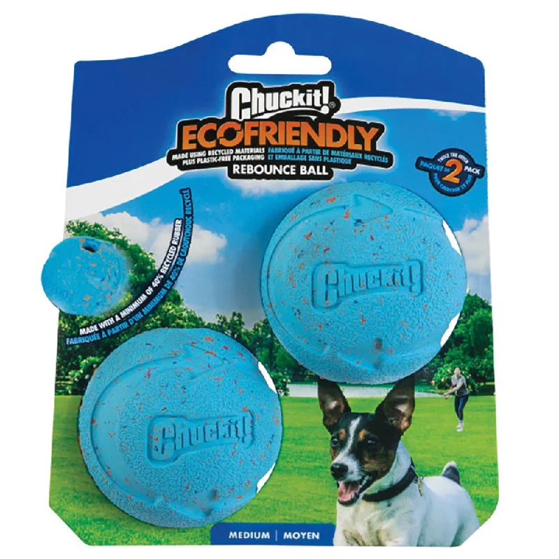 - Recommended affordable pet toysChuckit Rebounce Recycled Rubber Ball Medium Dog Toy 2 Pack