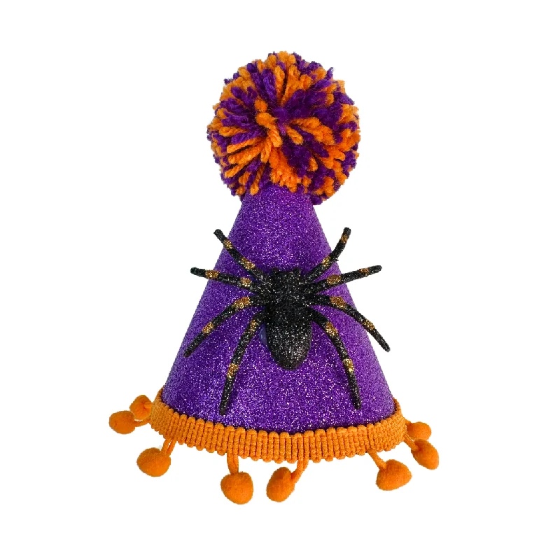 - Rabbit toy selectionCoco & Pud Halloween Dog Party Hat Purple/Orange Glitter Spider