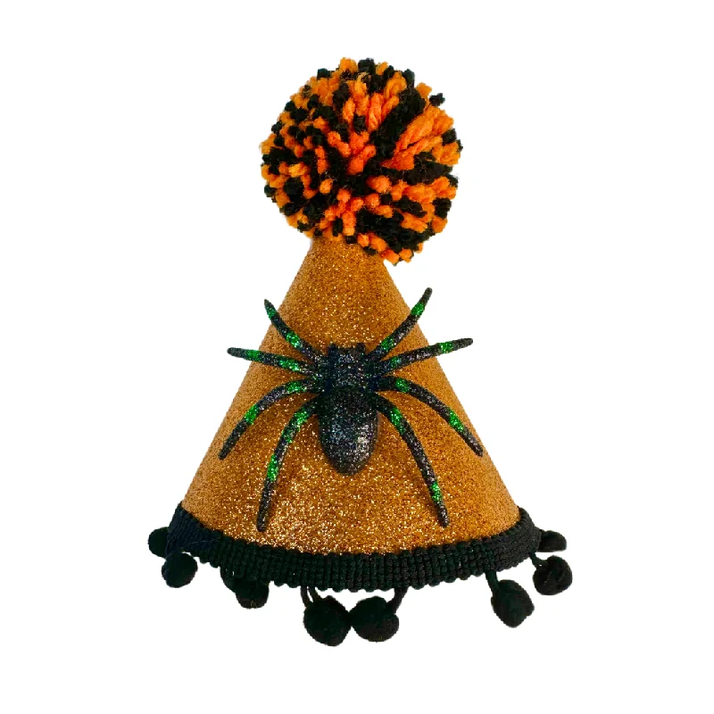 - Brand XX pet toy recommendationsCoco & Pud Halloween Dog Party Hat Orange/Black Glitter Spider