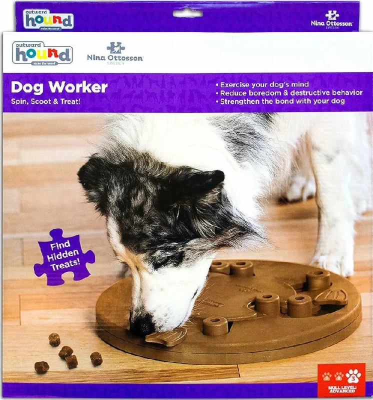 - Brand XX dog toy reviewsDog Worker Interactive IQ game Outward Hound Dog Puzzle Dog Game Slow Feeding Toy