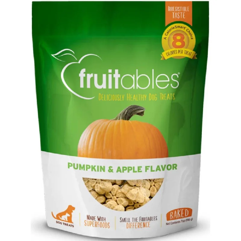 $4 OFF: Fruitables Pumpkin & Apple Dog Treats 7oz