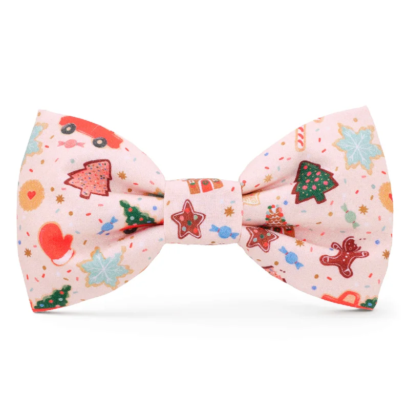 Rifle Paper Co. x TFD Holiday Cookies Dog Bow Tie