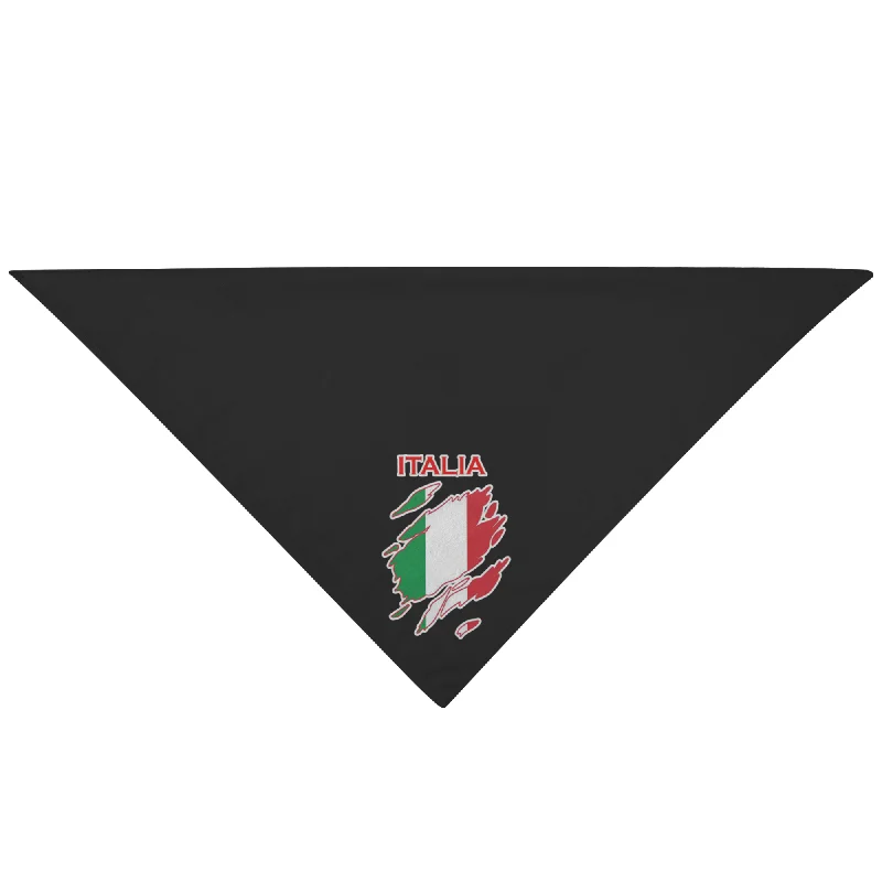 Italia Black Pet Bandana