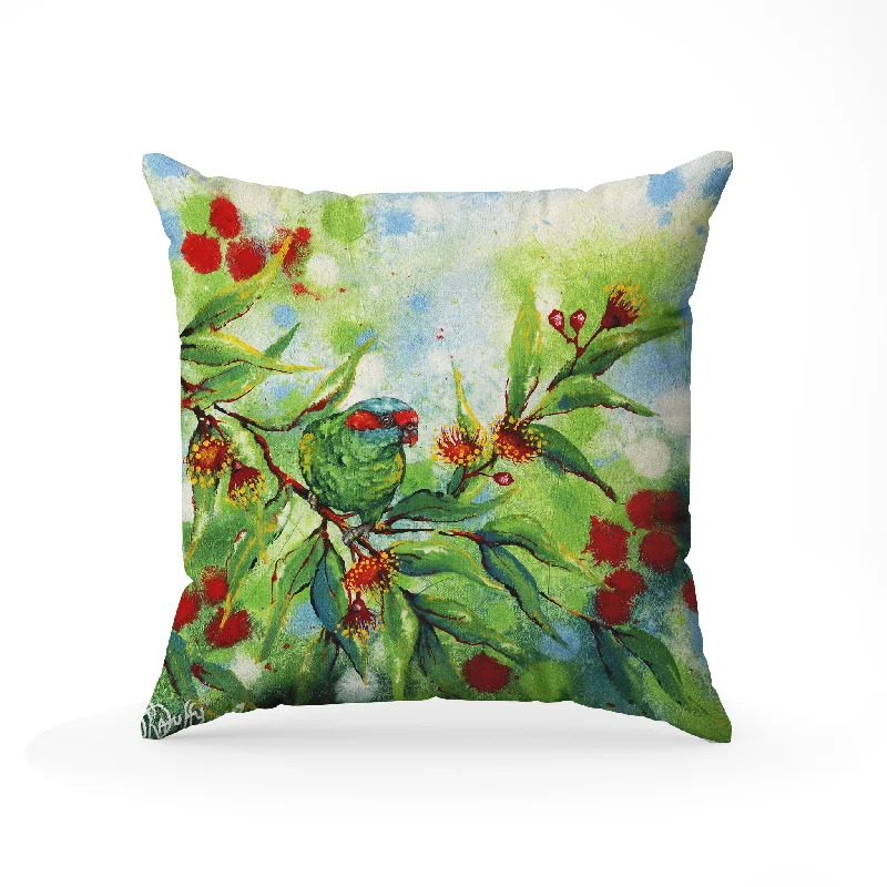 Musk Lorikeet Square Cushion Cover 1 of 3