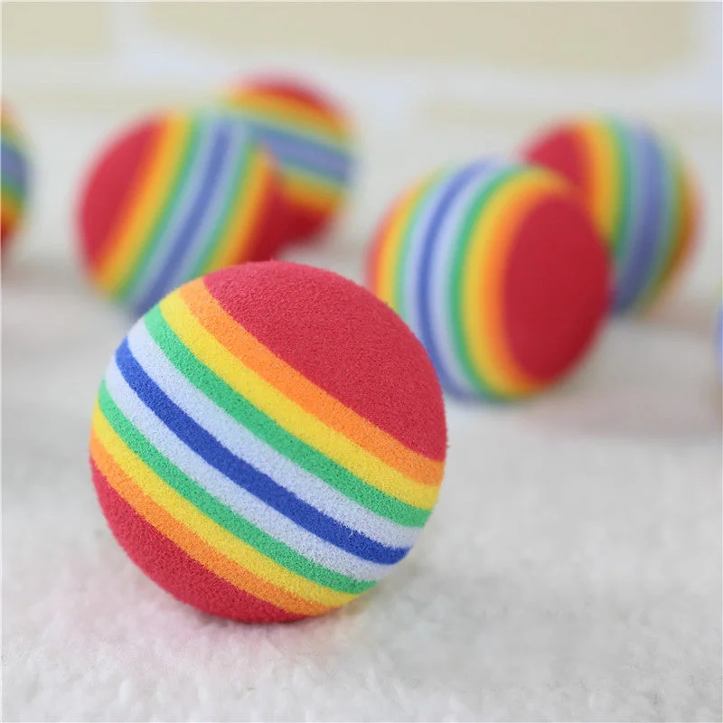 - Toys suitable for multi-pet familiesPet Ball Toy Colorful EVA Safety Toys for Dog Cat Play Good Company Kitten Puppy Toys all available 3 Sizes Pet Toys