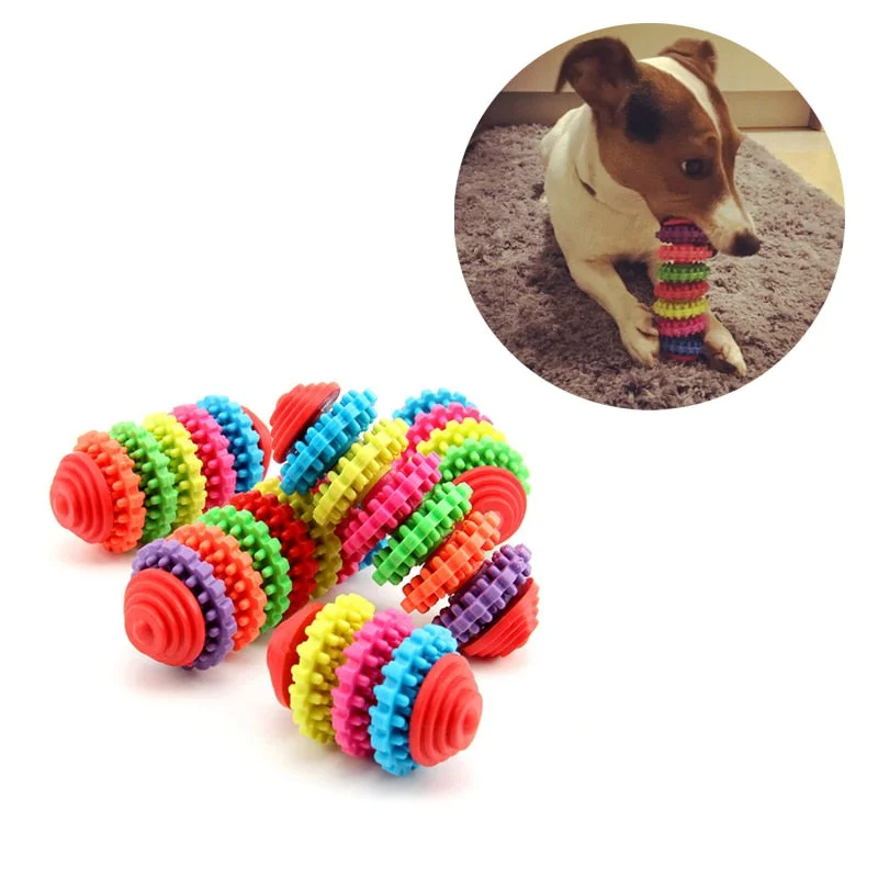 - Hamster toy recommendationsPet Chew Toy Dog toys Puppy Dental Teeth Gums Bite-Resistant cachorro Colorful Natural Rubber Tooth Cleaning Tools For Small Dog