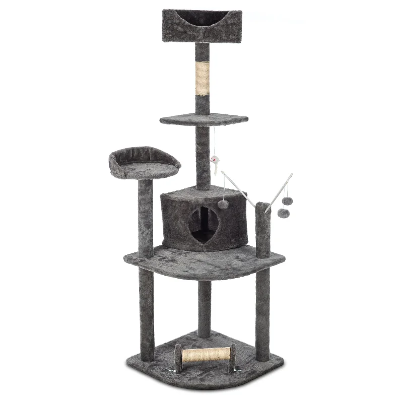 Petlicity 4 Tier Cat Activity Tree And Scratching Post