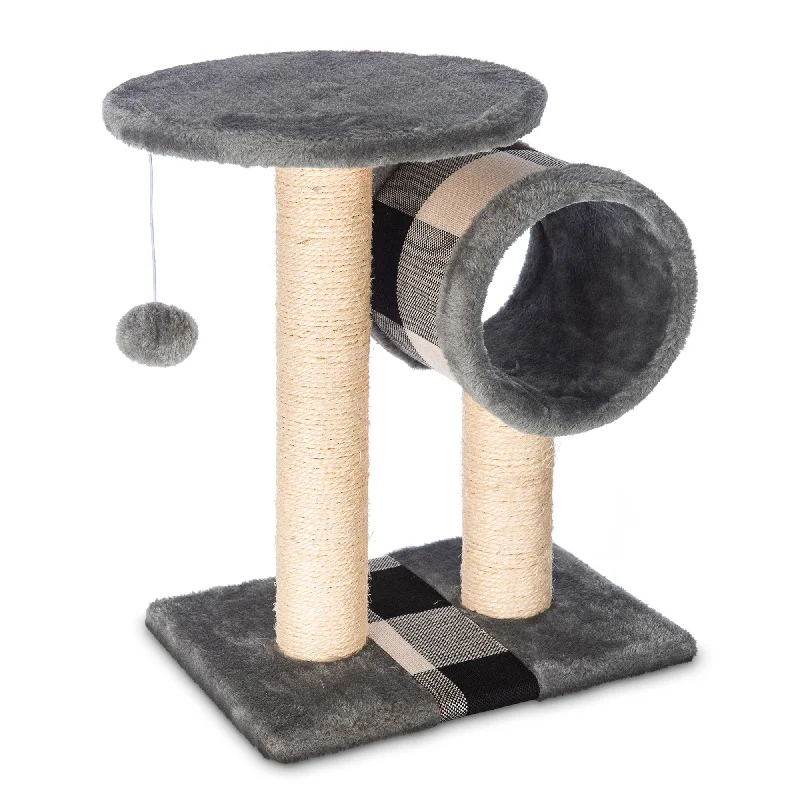  -Cost-effective pet toy recommendationsPetlicity Cat Scratch Post With Bed And Tunnel