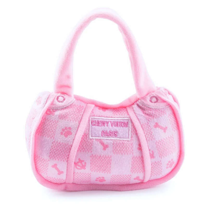 - Brand XX dog toy reviewsPink Checker Chewy Vuiton Handbag Dog Toy