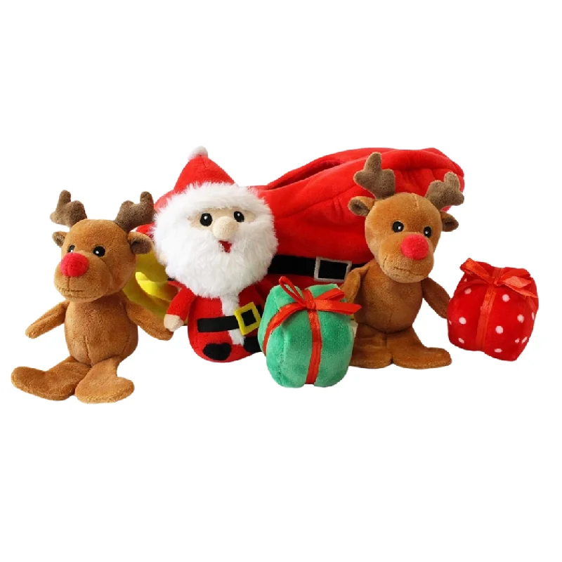 - Precautions for using pet toysFind A Toy Santa Sleigh Christmas Dog Toy - Coco & Pud