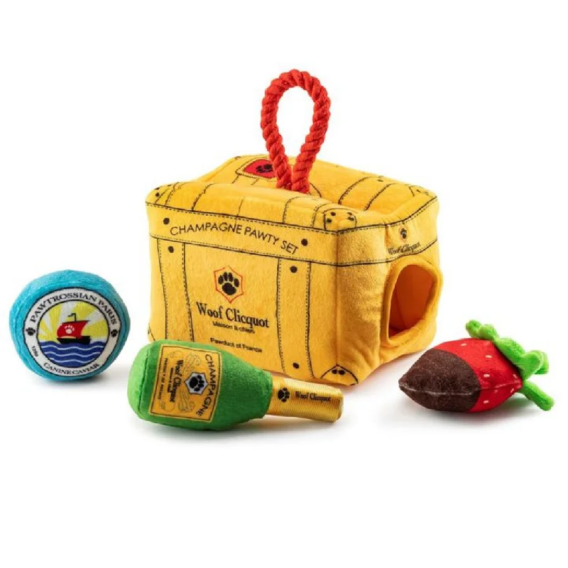 Woof Clicquot Pawty Set Dog Toy