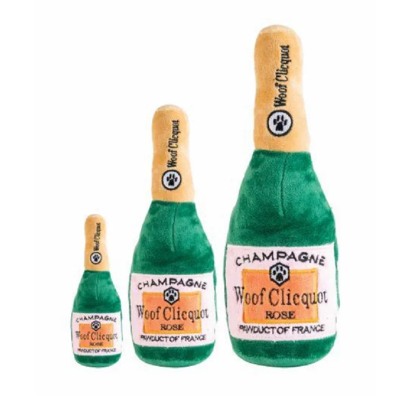 Woof Clicquot Rose Champagne Dog Toy