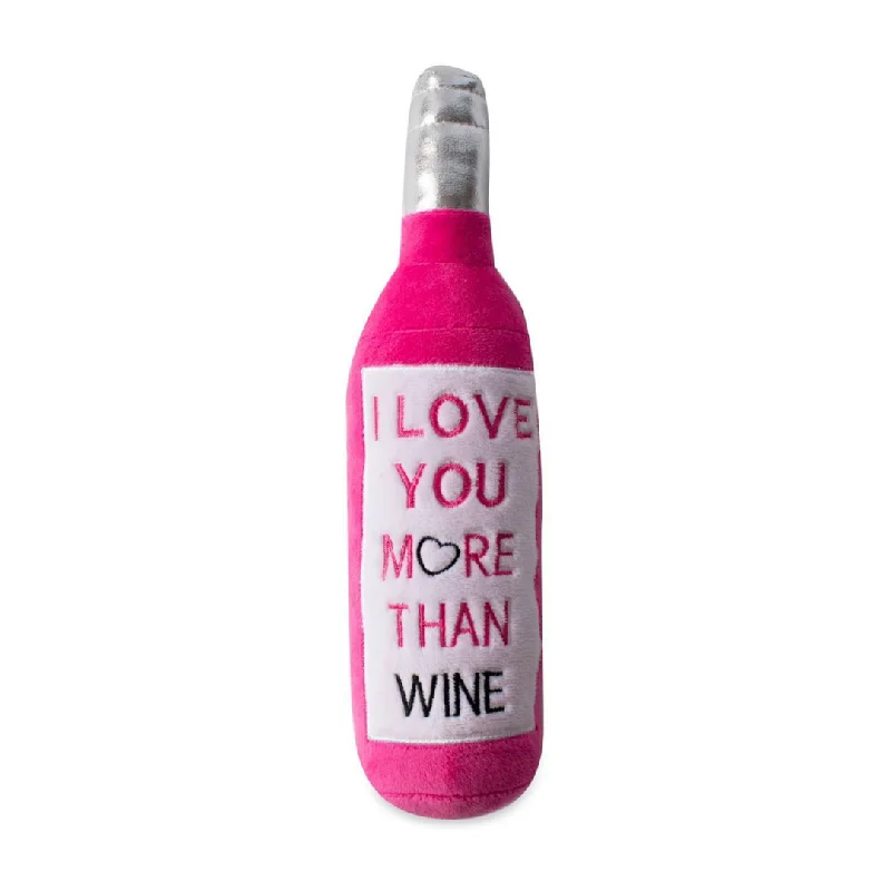 - Precautions for using pet toysI Love You More Than Wine Valentine's Dog Toy