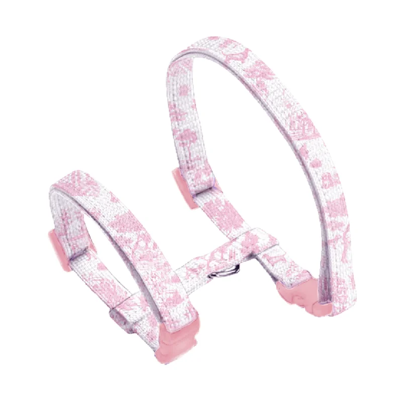 Toile de Chien Cat Harness Rose