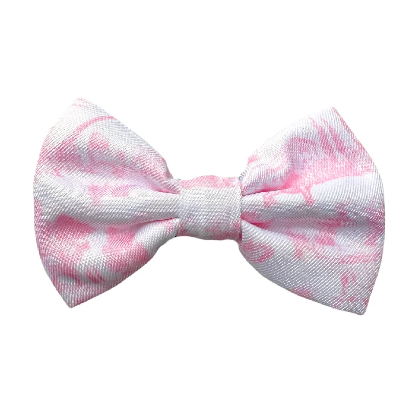 Toile de Chien Rose Cat Bow Tie